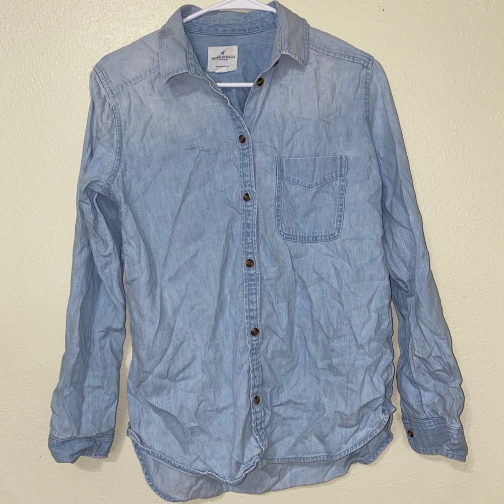 American Eagle Boyfriend Button Up